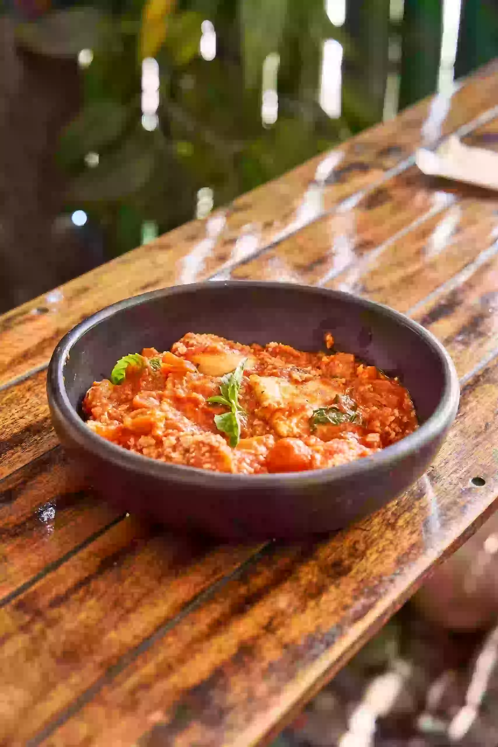 Ravioli de ricotta y espinaca en salsa napoletana