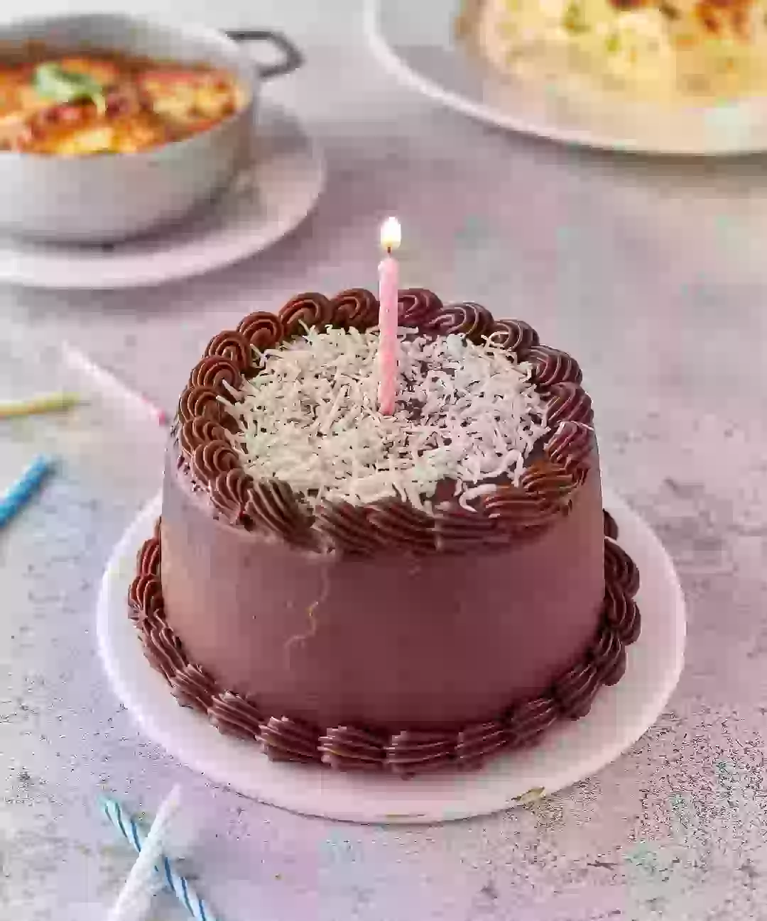 Torta de cumpleaños de cortesía en Pane e Pomodoro, Laureles, Medellín