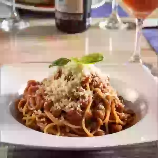 Spaghetti all'Amatriciana with house-cured guanciale